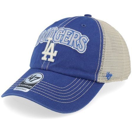 47 Brand - Los Angeles Dodgers Tuscaloosa Clean Up Vintage Royal Trucker Trucker Blue Cap - MLB @ Hatstore