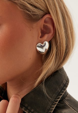 Pilgrim Annemette Earrings Silver-plat silver Vaatteet