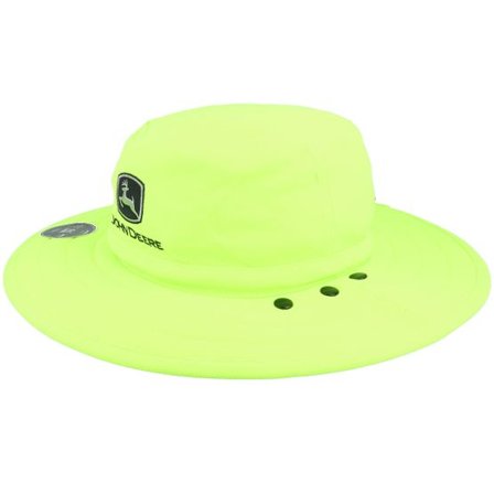 John Deere - Grön bucket Hatt - Removable Cover & Mask Neon Green Bucket @ Hatstore