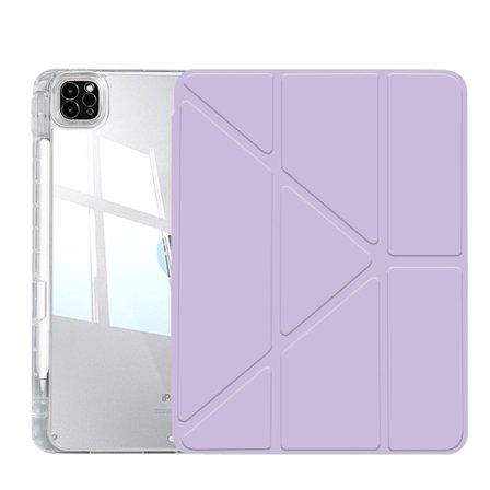 Fodral för iPad Air4/5/6/Pro11 18 22 /Air11 M3 Ljuslila 20 magnetisk vikbar nordisk stil