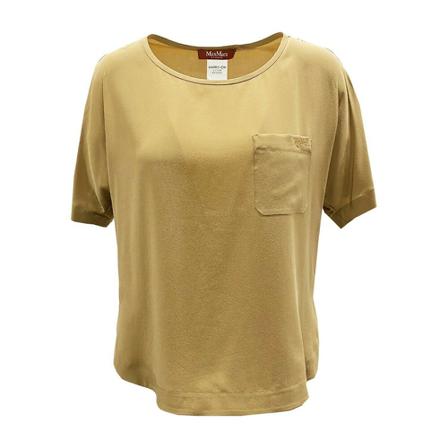 Max Mara Studio Egeo T-Shirt Brun, Dame Bluser