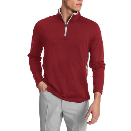 Skjorta Med Ståkrage För Män I Enfärgade Toppar