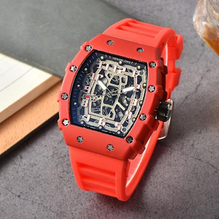 Hollow Quartz Watch Tonneau Unisex Watch Armbandsur Watch 2y,barn,hane