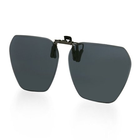 Womens Mens Rimless Clip-on Polarized Sunglasses Flip-up Glasses Clips J