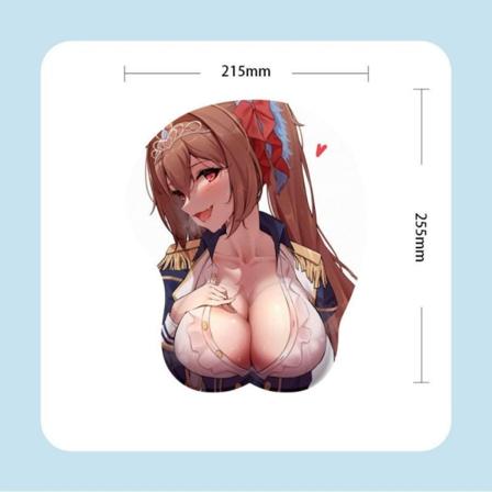 Seksikäs hiirimatot Sarjakuva Anime 3D rinnat Hiirimaton rannetuki - spot-myynti