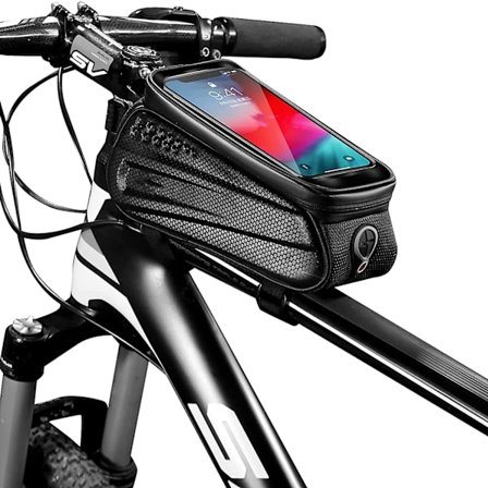 Cykeltelefon Frontramme Taske, Senior Vandtæt Materiale Cykel Mobil