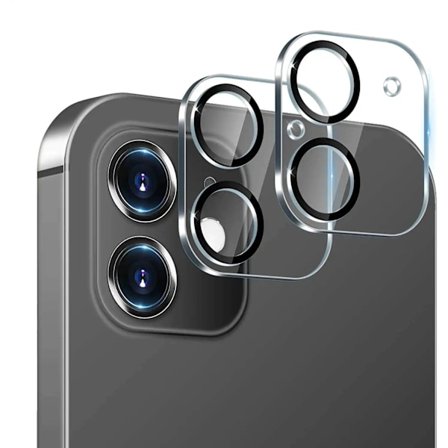 2-pak iPhone 16 PLUS Linsebeskyttelse Fuld Dækning Kamerabeskyttelse i Hærdet Glas