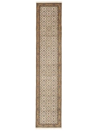 84X399 Tapis D'orient Bidjar Indo De Couloir Marron/Orange (Laine, Inde)