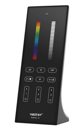 SYNERGY 21 LED Fernbedienung 2,4GHz RGB-WW (RGB-CCT) 3 Zonen vertikal (b) *Milight/Miboxer*