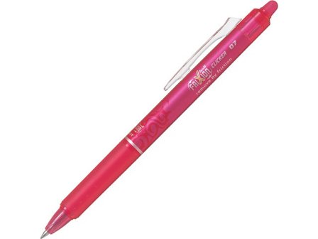 PILOT Gelpenna Frixion Clicker 0,7 rosa - Lyreco - Kontorsmaterial - Pennor - Gelpennor raderbara