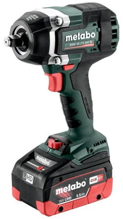 Metabo SSW 800 18 LTX BL Muttertrekker med batteri og lader, Maskiner