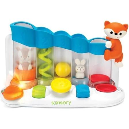 Musikleksak för baby - BKIDS - Senso Musik' med boll - 4 ljuseffekter - 13 ljudeffekter - 4 instrument Flerfärgad