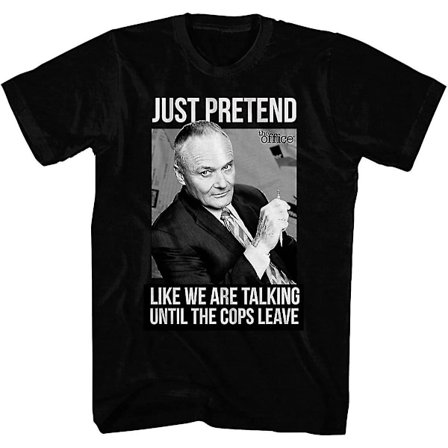 T-line The Office Tv Series Creed Cops Grafisk T-shirt