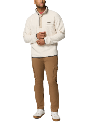 Columbia Sportswear Fleece Helvetia II Half Snap Tröjor Herr Grå S