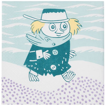 Arabia Mumin En dag på stranden pappersservett 33 cm | Dukning & Servering > Mumin | Bagaren och Kocken