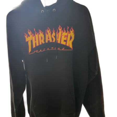 Thrasher flames hoodie