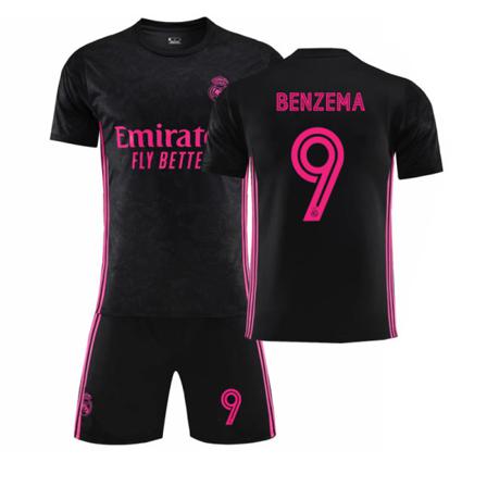 Real Madrid Cf Mcf Fotbollströja Set Fotboll Träningsdräkt Karim Benzema No.9