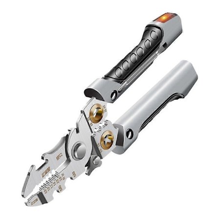 Multifunktionel Afisolerings Tang 21-I-1 Krympe Kabelskræller Klipper til Elektrikere Håndværktøj