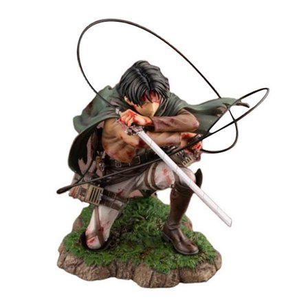 Attack on Titan Levi Ackerman PVC-hahmo Anime Toimintahahmo Mallilelu Uusi
