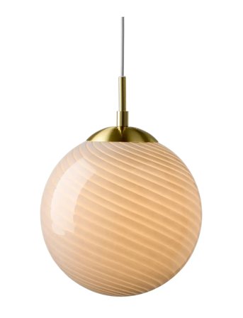 Candy Ball Pendant Cream Halo Design