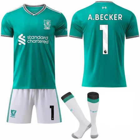 2025-2026 Ny Sesong Liverpool Bortedrakt Barn Voksen Fotballdrakt med Sokker