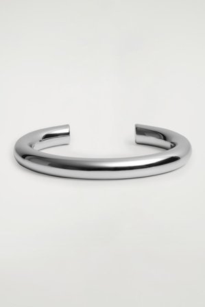 COS Femme Bracelet Jonc Ovale in Argenté