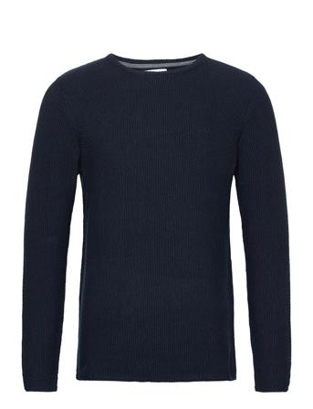 Knit Neulepaita Pyöreä Kaula-aukko Sininen Revolution