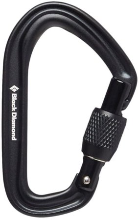 Black Diamond Hotforge Screwgate Carabiner Black
