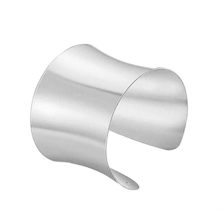 Åbent Armbånd Armring Manchet A-SØLV A-SØLV