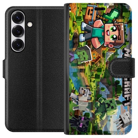 Kompatibel Tegnebogsetui til Samsung Galaxy S25 Lady Gaga The Fame sort-hvidt portræt med store solbriller i minimalistisk pop-æstetik