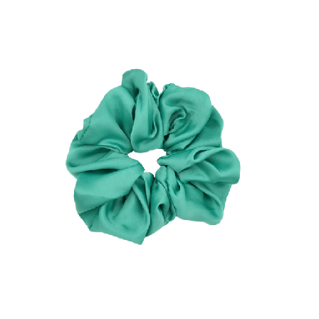 Complement Satin Scrunchie Xl Accessoarer & tillbehör Dam Grön