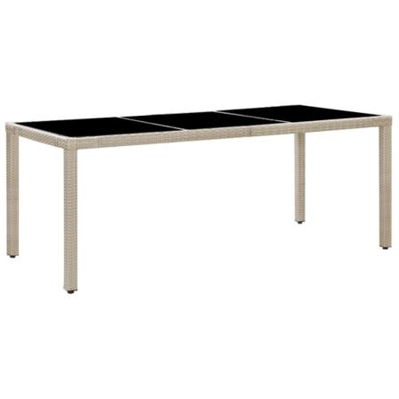 Vidaxl Matgrupp För Trädgården Med Dynor 9 Delar Konstrotting Be Beige
