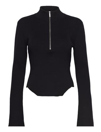Yasmiagz Zipper Pullover Pullover Svart Gestuz*Betinget Tilbud