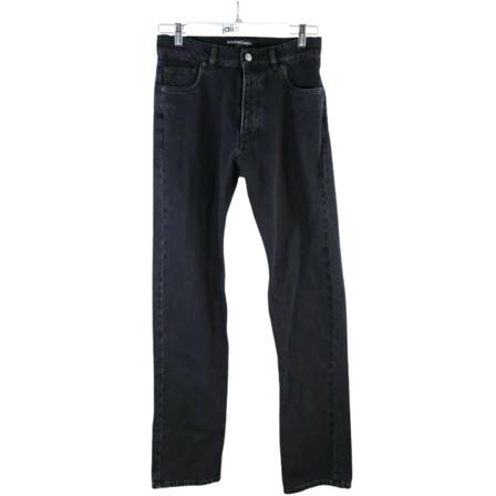 Balenciaga Vintage, Pre-owned Cotton bottoms Grijs, Dames, Maat:M,Katoen