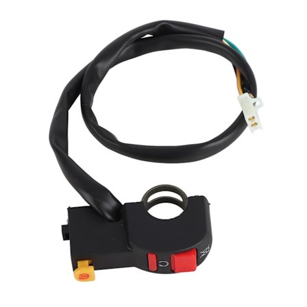 Tåkelysbryter 7/8" Styre ON/OFF Knapp Frontlykt Horn Flammeutkoblingsbryter Motorsykkel Motor