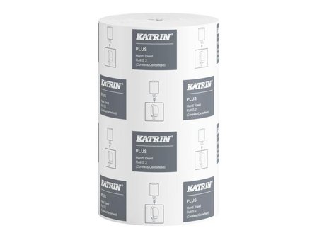 KATRIN Torkrulle Plus S2 2-lagers, 214 ark, utan hylsa, 280 mm, vita - Lyreco - Städ och hygien - Toalettpapper och torkpapper - Torkrullar