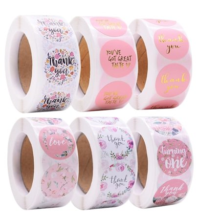 25 pack klister etiketter, thank you for your order