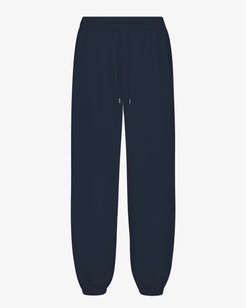 Organic Relaxed Sweatpants - Navy Blue - Female - L