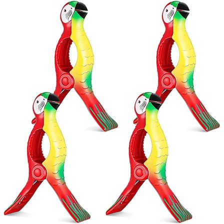 4 kpl Rantapyyheliitäjän Tuolin Teline Uima-allas Kannettava Papukaija Tyyli