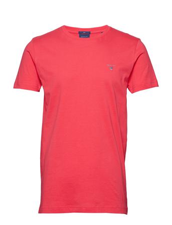 Original Slim T-Shirt T-shirts Short-sleeved Röd GANT