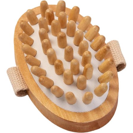 Cellulite Hårbørste - Cellulite Behandlingsbørste, Effektiv Cellulitefjerner og Massager, Eksfolierende Træmassagebørste [BR]