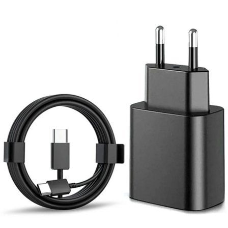 45W Snabbladdare Kompatibel med Samsung, USB-C Kabel 4-Pack Kompatibel med Samsung (45w svart)
