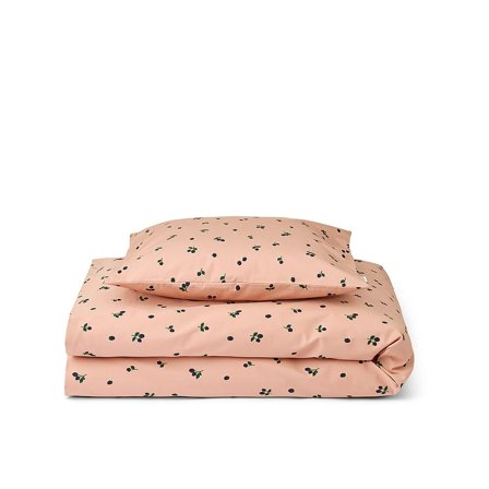 LIEWOOD Ingeborg Junior Printed Bedding Berry / Pale Tuscany, Tøj & Bolig, Sengetøj, Dyner & Puder, Sengetøj