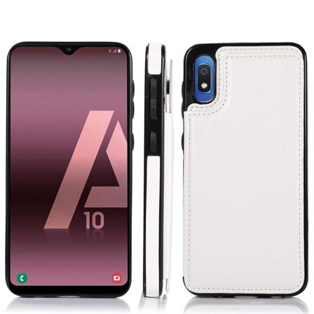 Smidigt Skal med Korthållare NKOBEE - Samsung Galaxy A10 Vit