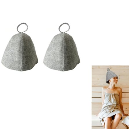 INF Filt Sauna Hætte Sauna Bad Filt Tilbehør 2-Pak