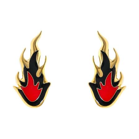Ambush Earrings Gul, Dame Øreringe, Størrelse: ONE Size