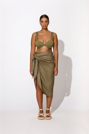 Malina - Aleah bikini top - XS - Green