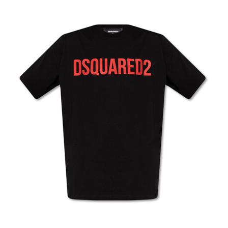 Dsquared2 T-shirt , Zwart , Heren , Maat: M