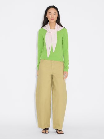 Holzweiler Cashmere Crewneck Sweater - Green - Women's - Small