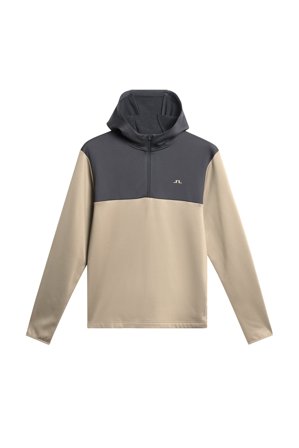 J.Lindeberg - Golf - Banks Zip Hood - Grey - Mann - M